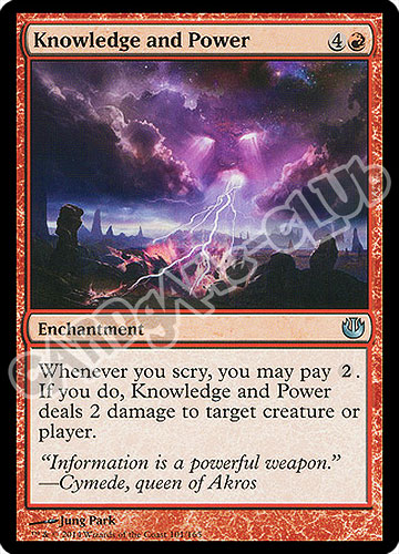 101 / 165 Knowledge and Power non comune (EN) -NEAR MINT-