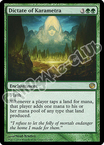 121 / 165 Dictate of Karametra rara (EN) -NEAR MINT-