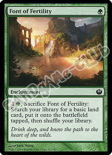 123 / 165 Font of Fertility comune (EN) -NEAR MINT-