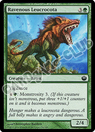 136 / 165 Ravenous Leucrocota comune (EN) -NEAR MINT-