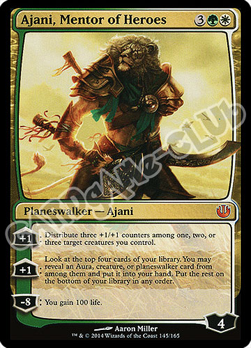 145 / 165 Ajani, Mentor of Heroes rara mitica (EN) -NEAR MINT-