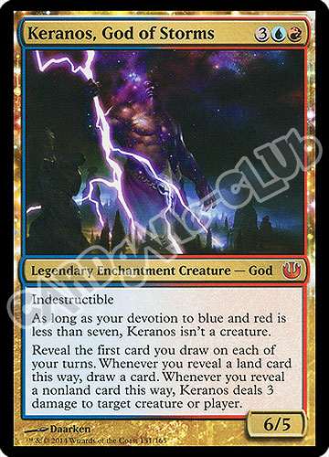 151 / 165 Keranos, God of Storms rara mitica (EN) -NEAR MINT-