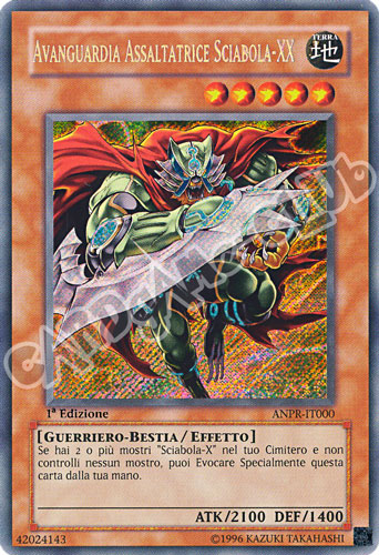 ANPR-IT000 Avanguardia Assaltatrice Sciabola-XX rara segreta 1a Edizione (IT) -NEAR MINT-