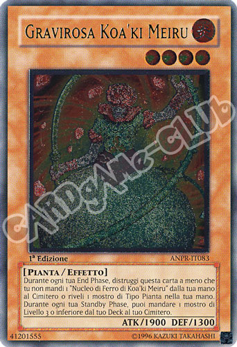 ANPR-IT083 Gravirosa Koa'ki Meiru rara ultimate 1a Edizione (IT) -NEAR MINT-
