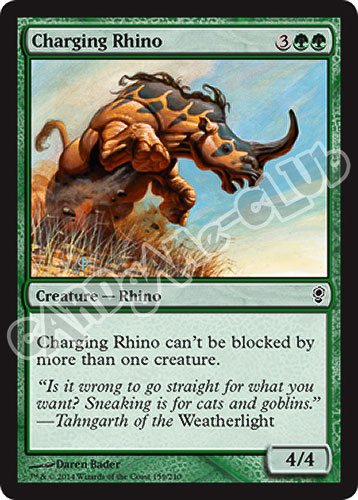 159 / 210 Charging Rhino comune (EN) -NEAR MINT-