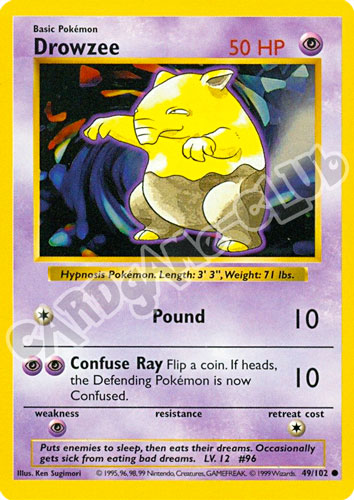 049 / 102 Drowzee comune unlimited (EN) -NEAR MINT-