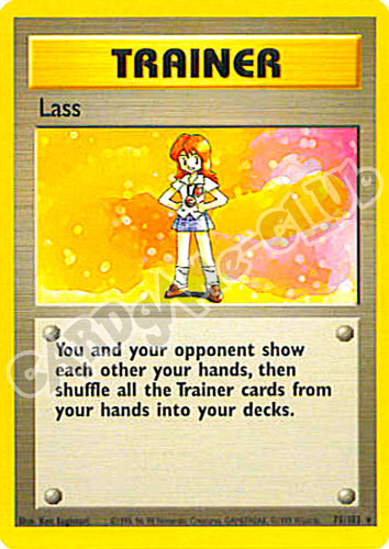 075 / 102 Lass rara unlimited (EN) -NEAR MINT-