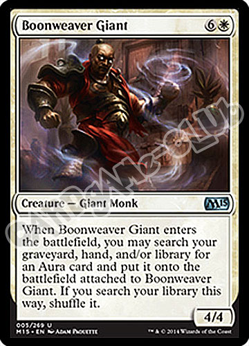 005 / 269 Boonweaver Giant non comune (EN) -NEAR MINT-