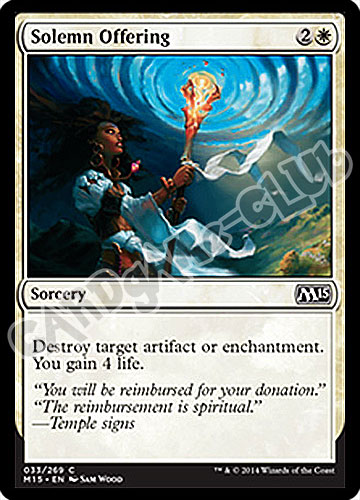 033 / 269 Solemn Offering comune (EN) -NEAR MINT-