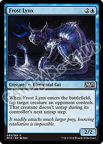 055 / 269 Frost Lynx comune (EN) -NEAR MINT-