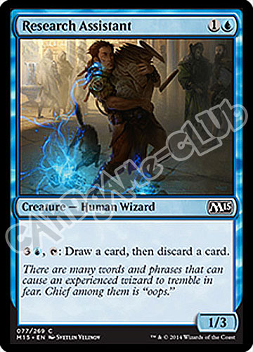 077 / 269 Research Assistant comune (EN) -NEAR MINT-