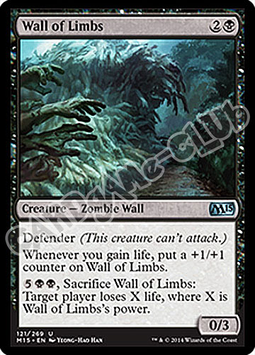 121 / 269 Wall of Limbs non comune (EN) -NEAR MINT-