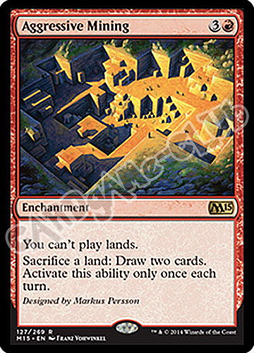 127 / 269 Aggressive Mining rara (EN) -NEAR MINT-