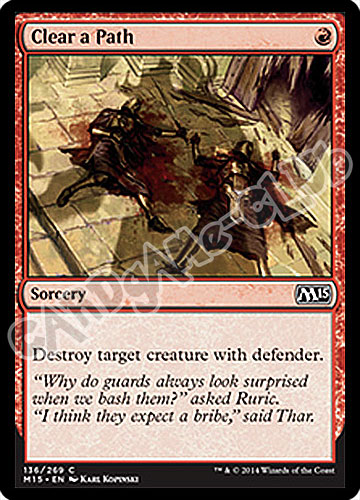 136 / 269 Clear a Path comune (EN) -NEAR MINT-