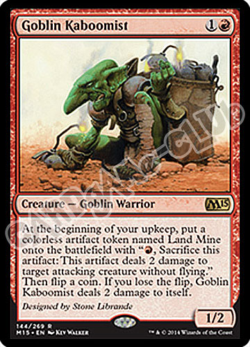 144 / 269 Goblin Kaboomist rara (EN) -NEAR MINT-