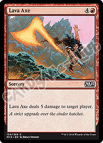 154 / 269 Lava Axe comune (EN) -NEAR MINT-