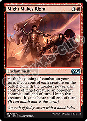 156 / 269 Might Makes Right non comune (EN) -NEAR MINT-