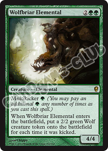 182 / 210 Wolfbriar Elemental rara (EN) -NEAR MINT-