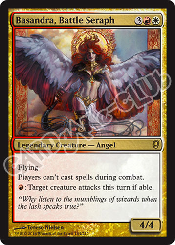 184 / 210 Basandra, Battle Seraph rara (EN) -NEAR MINT-