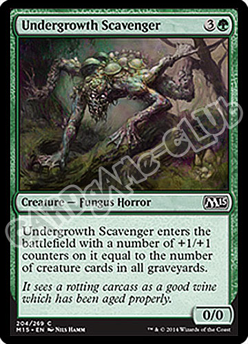 204 / 269 Undergrowth Scavenger comune (EN) -NEAR MINT-