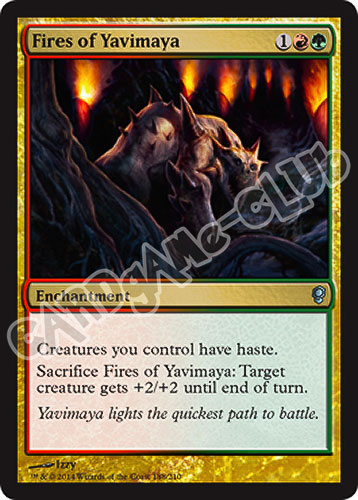 188 / 210 Fires of Yavimaya non comune (EN) -NEAR MINT-