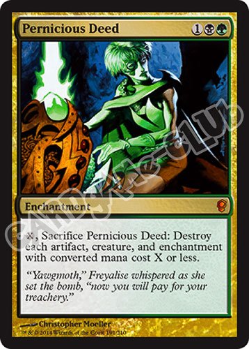 191 / 210 Pernicious Deed rara mitica (EN) -NEAR MINT-