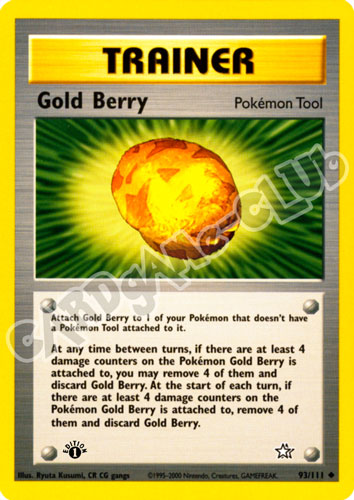 093 / 111 Gold Berry non comune 1st edition (EN) -NEAR MINT-