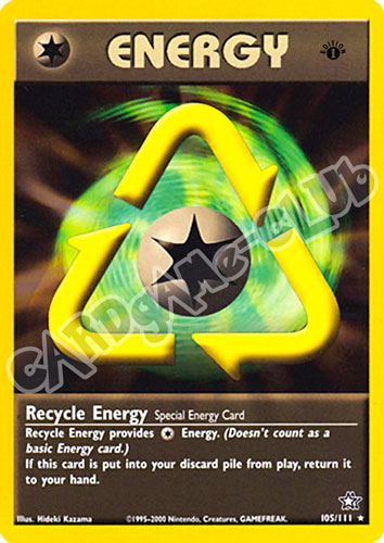 105 / 111 Recycle Energy rara 1st edition (EN) -NEAR MINT-