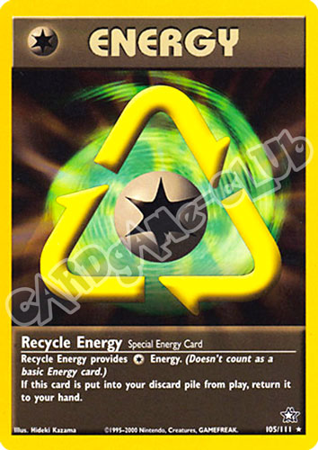 105 / 111 Recycle Energy rara unlimited (EN) -NEAR MINT-