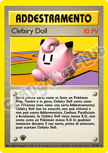 070 / 102 Clefairy Doll rara 1a edizione (IT) -NEAR MINT-