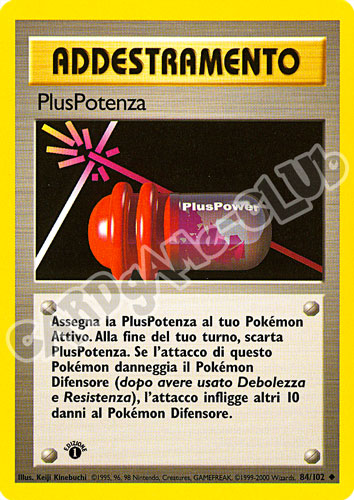 084 / 102 PlusPotenza non comune 1a edizione (IT) -NEAR MINT-