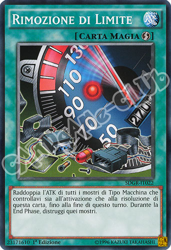 SDGR-IT022 Rimozione di Limite comune 1a Edizione (IT) -NEAR MINT-