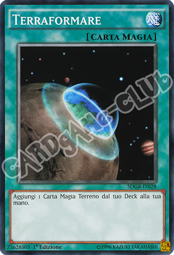 SDGR-IT028 Terraformare comune 1a Edizione (IT) -NEAR MINT-