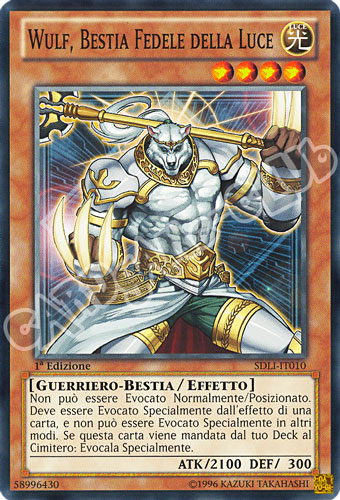 SDLI-IT010 Wulf, Bestia Fedele della Luce comune 1a Edizione (IT) -NEAR MINT-