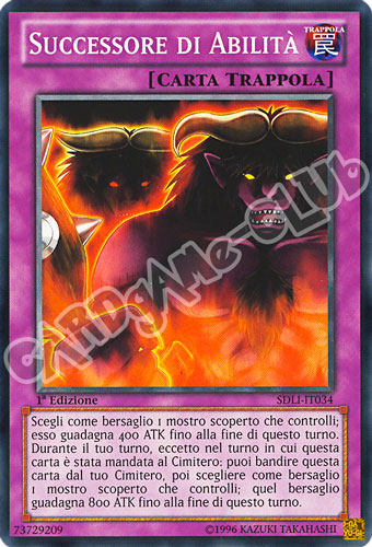 SDLI-IT034 Successore di Abilita' comune 1a Edizione (IT) -NEAR MINT-