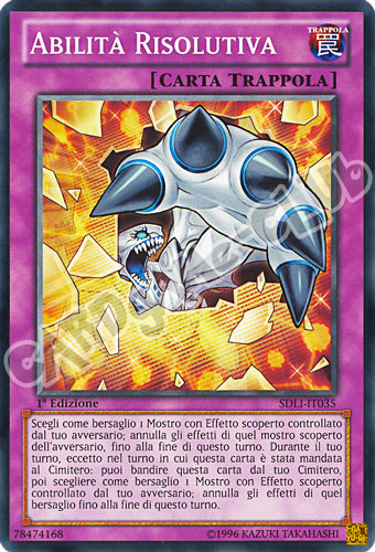 SDLI-IT035 Abilita' Risolutiva comune 1a Edizione (IT)  -PLAYED-