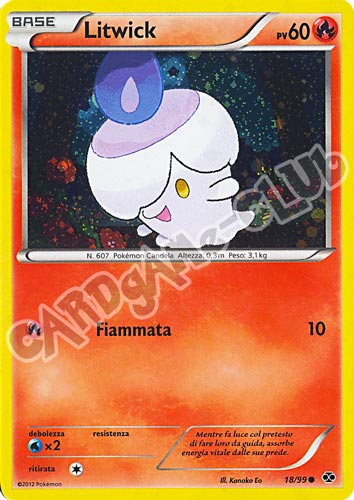 18 / 99 Litwick comune foil (IT) -NEAR MINT-