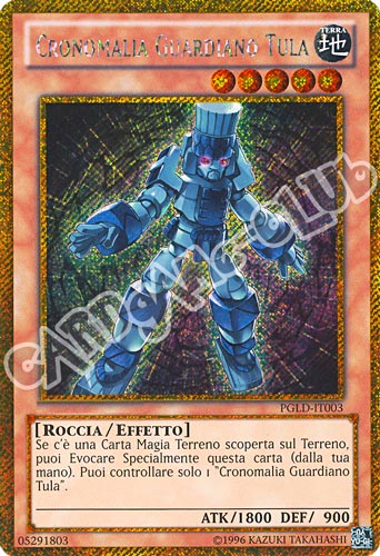 PGLD-IT003 Cronomalia Guardiano Tula rara segreta oro unlimited (IT) -NEAR MINT-