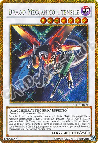 PGLD-IT005 Drago Meccanico Utensile rara segreta oro unlimited (IT) -NEAR MINT-