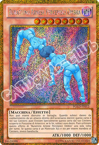 PGLD-IT012 Burattino Arnese Percepisci Ombra rara segreta oro unlimited (IT) -NEAR MINT-