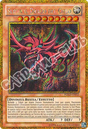 PGLD-IT032 Slifer il Drago del Cielo rara segreta oro unlimited (IT) -NEAR MINT-