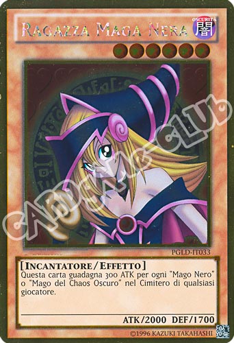 PGLD-IT033 Ragazza Maga Nera rara oro unlimited (IT) -NEAR MINT-