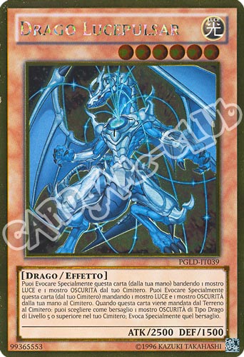 PGLD-IT039 Drago Lucepulsar rara oro unlimited (IT) -GOOD-