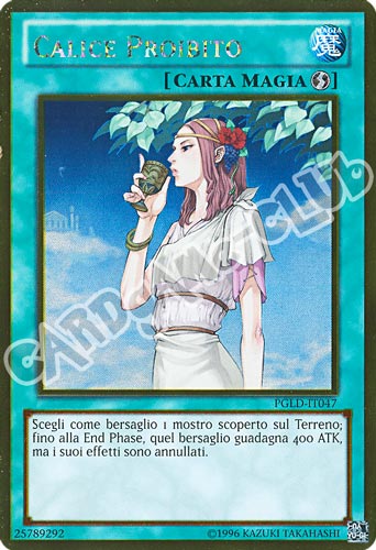 PGLD-IT047 Calice Proibito rara oro unlimited (IT) -NEAR MINT-