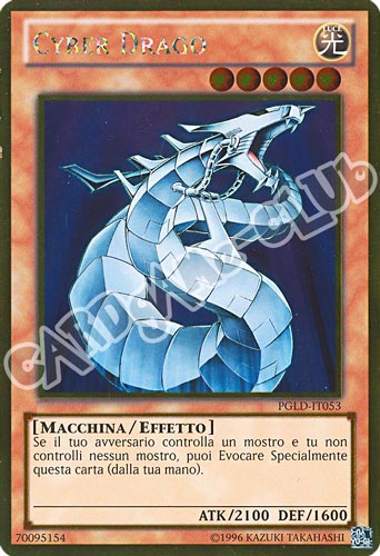 PGLD-IT053 Cyber Drago rara oro unlimited (IT) -NEAR MINT-