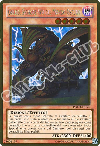 PGLD-IT054 Goldd, Signore-Wu del Mondo Oscuro rara oro unlimited (IT) -NEAR MINT-