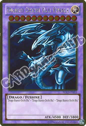 PGLD-IT055 Drago Occhi Blu Finale rara oro unlimited (IT) -NEAR MINT-