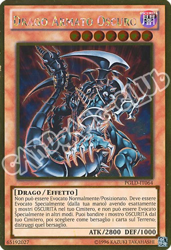 PGLD-IT064 Drago Armato Oscuro rara oro unlimited (IT) -NEAR MINT-