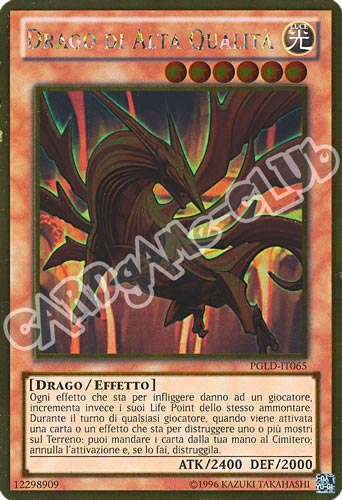 PGLD-IT065 Drago di Alta Qualita' rara oro unlimited (IT) -NEAR MINT-