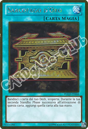 PGLD-IT068 Sarcofago d'Oro rara oro unlimited (IT) -NEAR MINT-